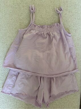 Zara Toddler Girls Outfit – Shorts & Tank Top Set, Size 2–3 Years 💜